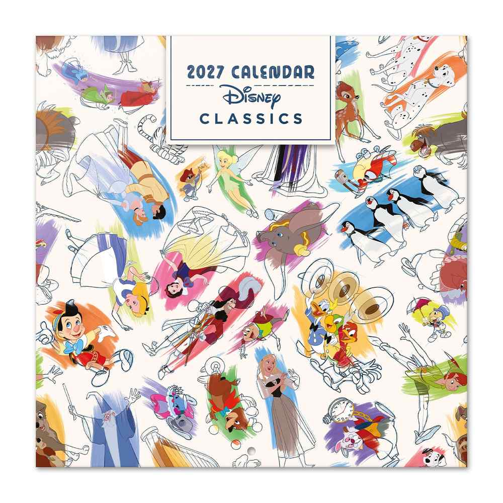 Grupo Erik Disney - Classics 2027 30X30 Calendar - Multicolours